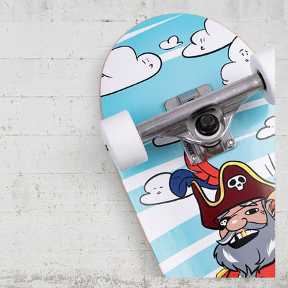 Little Lemon Loomi Kids Korkgrip Light Cruiser Skateboard 7.75 x 25.25 Pirate - Skateboards - Rollbrett Mission