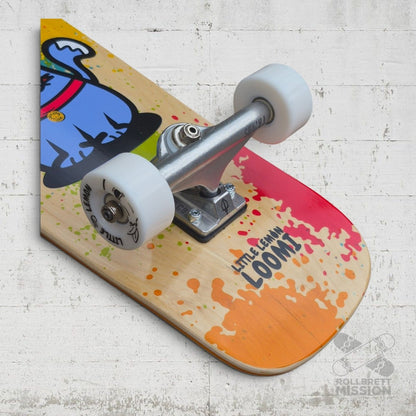 Little Lemons Loomi Kids Complete Corkgrip Cruiser Skateboard Art Cat - Skateboards - Rollbrett Mission