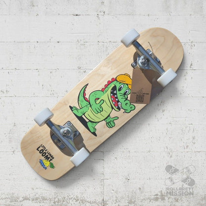 Little Lemons Loomi Kids Complete Corkgrip Cruiser Skateboard OK-o-dile - Skateboards - Rollbrett Mission