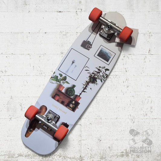 Long Island Wall 8.5" x 28.5" Complete Cruiser - Skateboards - Rollbrett Mission