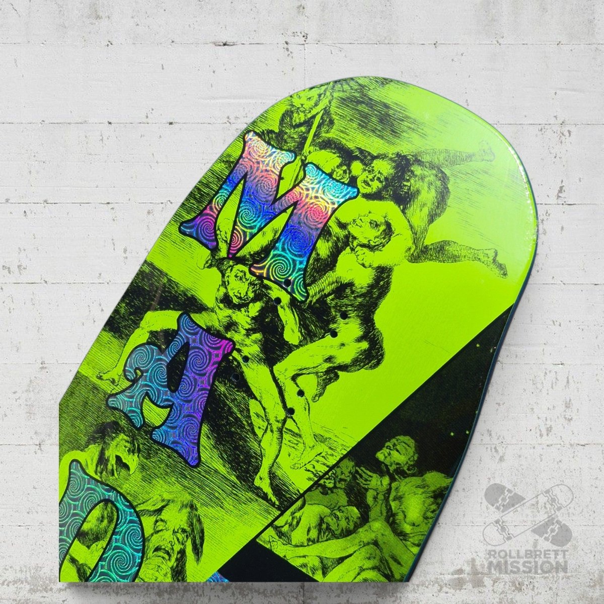 Madness Split R7 Holographic 10.0 Deck - Skateboard-Decks - Rollbrett Mission