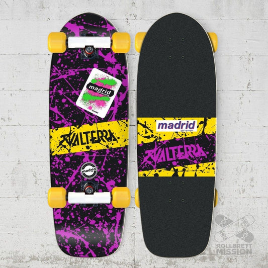 Madrid x Valterra 40th Anniversary 9.5" Old School Skateboard Complete - Skateboard - Decks - Rollbrett Mission