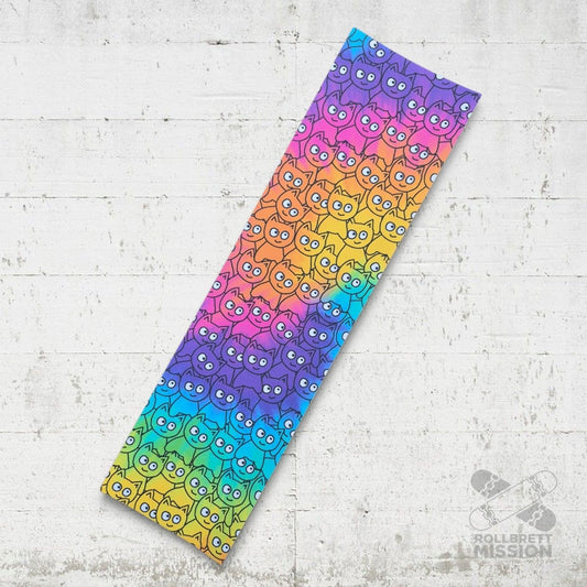 Meow Graphic Griptape Sticker Pile Tie Dye 9"x33" - Skateboard-Kleinteile - Rollbrett Mission
