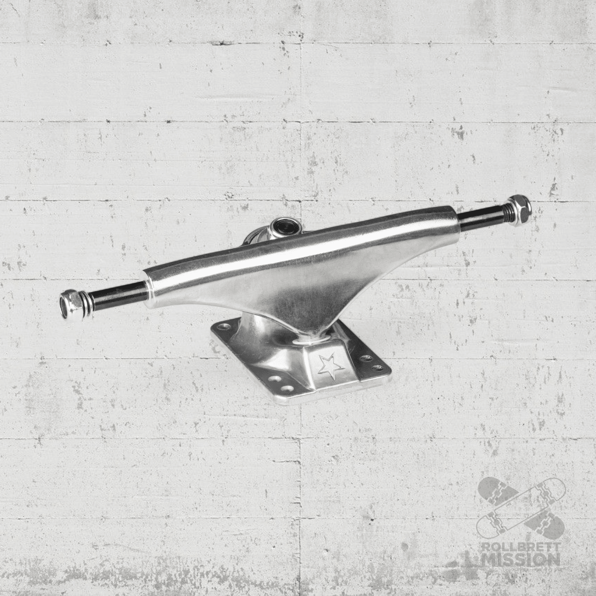 Mini - Logo 8.75 silver - raw Truck - Skateboard - Achsen - Rollbrett Mission