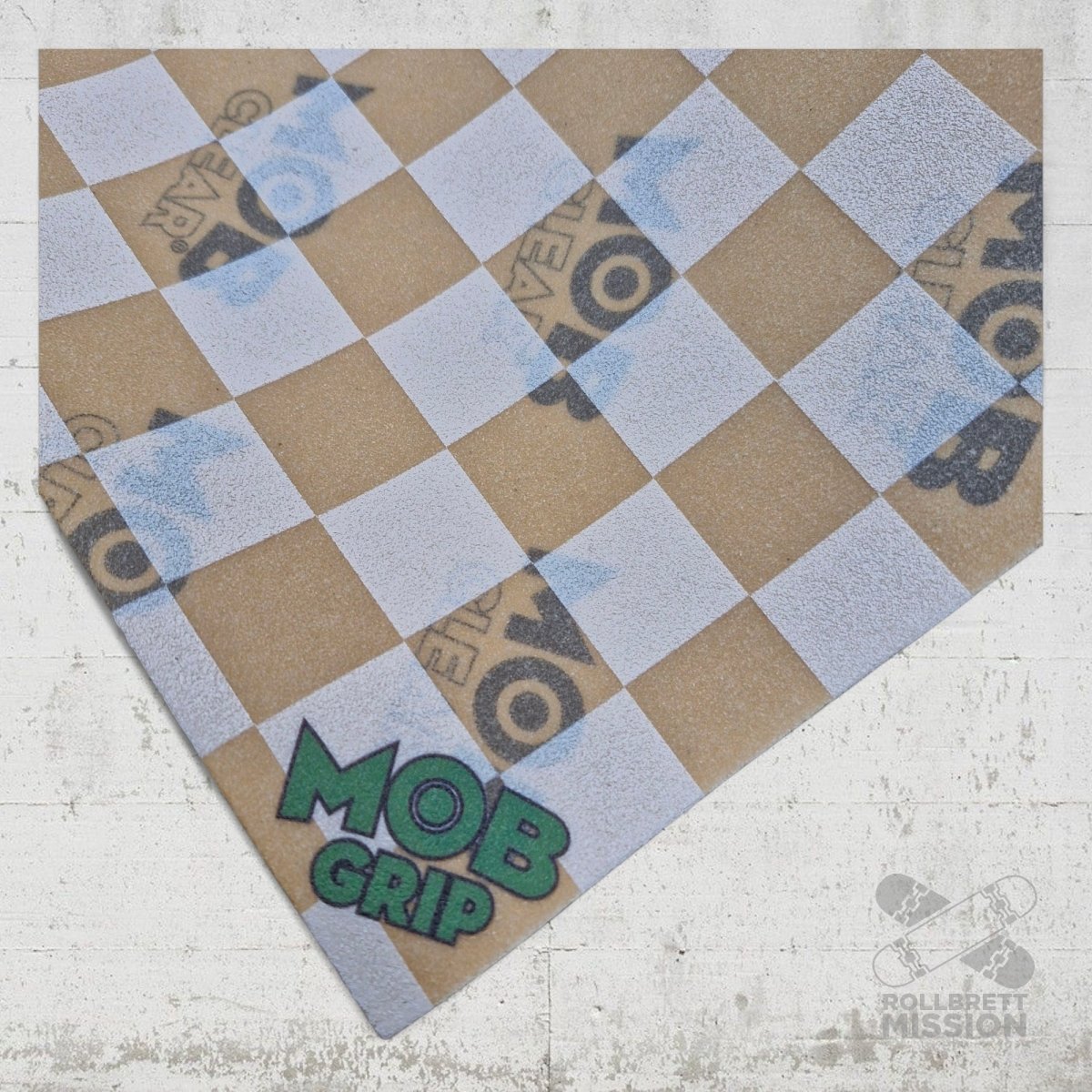 Mob Graphic Checkers clear white 9" x 33" - Skateboard - Kleinteile - Rollbrett Mission