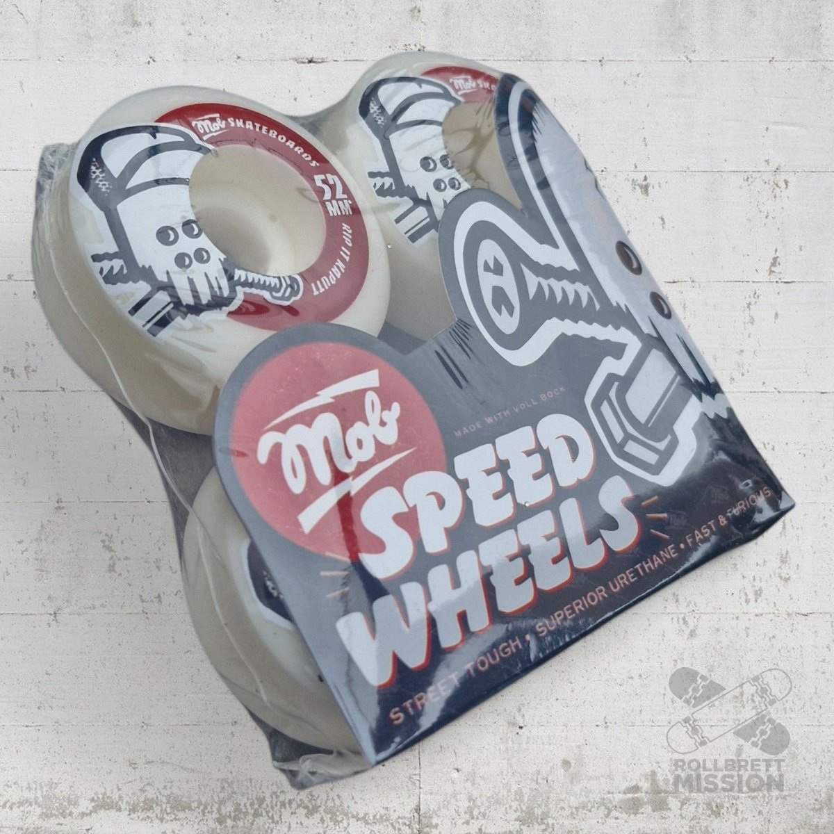 Mob Skateboards 52mm 88A Skull Soft Wheels - Skateboard - Rollen - Rollbrett Mission