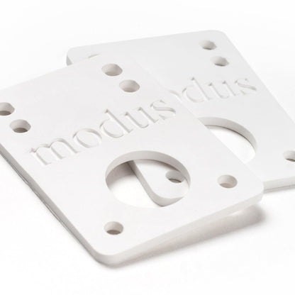 Modus 1/8" 3mm Riserpads white - Skateboard-Kleinteile - Rollbrett Mission