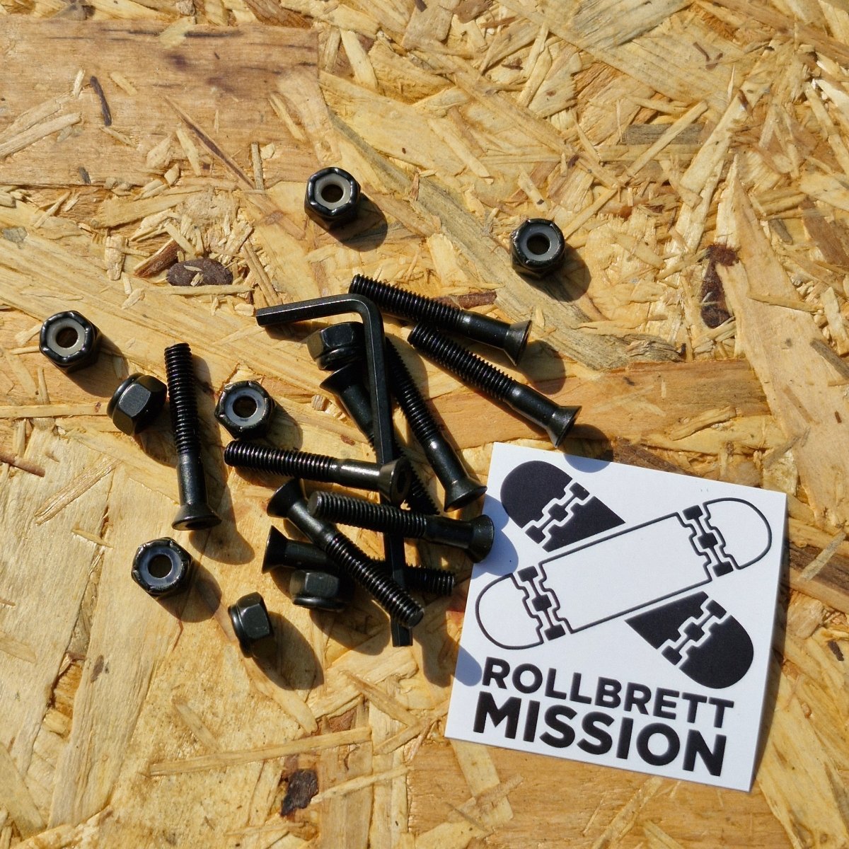 Montageschrauben 1 1/4" Inbus Bolts - Skateboard - Kleinteile - Rollbrett Mission