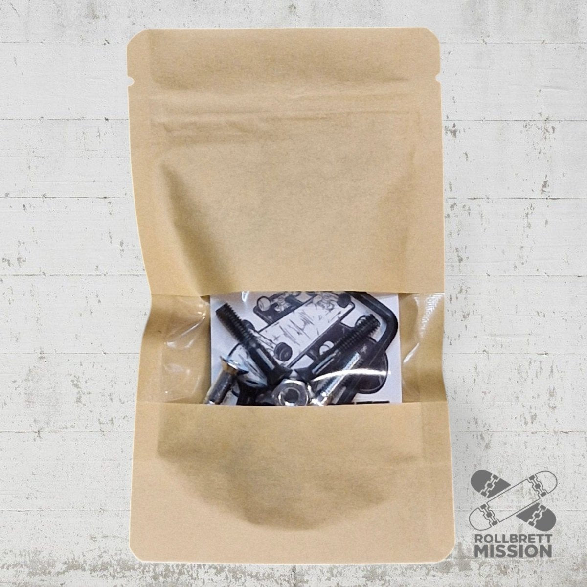 Montageschrauben 1" Inbus 8+2 schwarz+silber Skateboard Bolts - Skateboard - Kleinteile - Rollbrett Mission