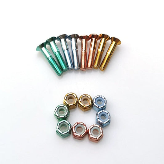 Montageschrauben 1" Inbus Anodized Multi Color Panhead - Skateboard - Kleinteile - Rollbrett Mission