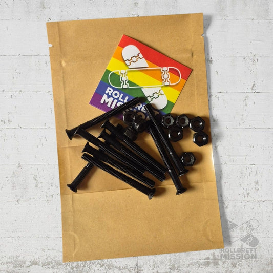 Montageschrauben 2" Kreuz Longboard Bolts Hausmarke - Skateboard - Kleinteile - Rollbrett Mission