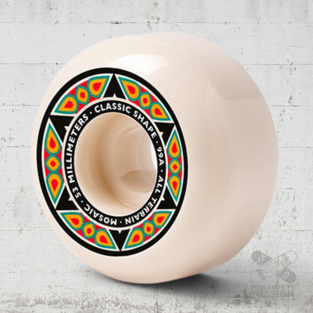 Mosaic Star CS 99A Wheels - Skateboard-Rollen - Rollbrett Mission