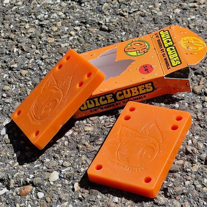 OJ 3/8" 9mm Juice Cubes Riserpads orange - Skateboard - Kleinteile - Rollbrett Mission