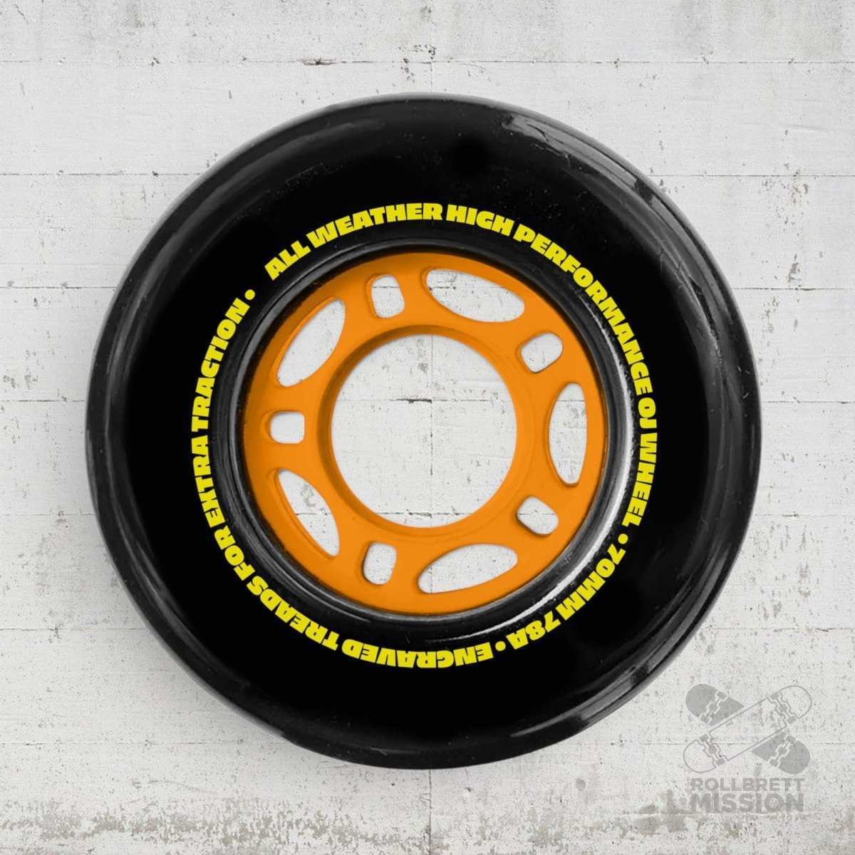 OJ Wheels Dirt Tires Thunder Juice 70mm 78A Wheels - Skateboard-Rollen - Rollbrett Mission