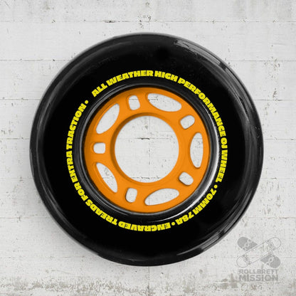 OJ Wheels Dirt Tires Thunder Juice 70mm 78A Wheels - Skateboard-Rollen - Rollbrett Mission