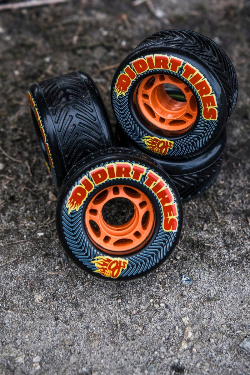 OJ Wheels Dirt Tires Thunder Juice 70mm 78A Wheels - Skateboard-Rollen - Rollbrett Mission