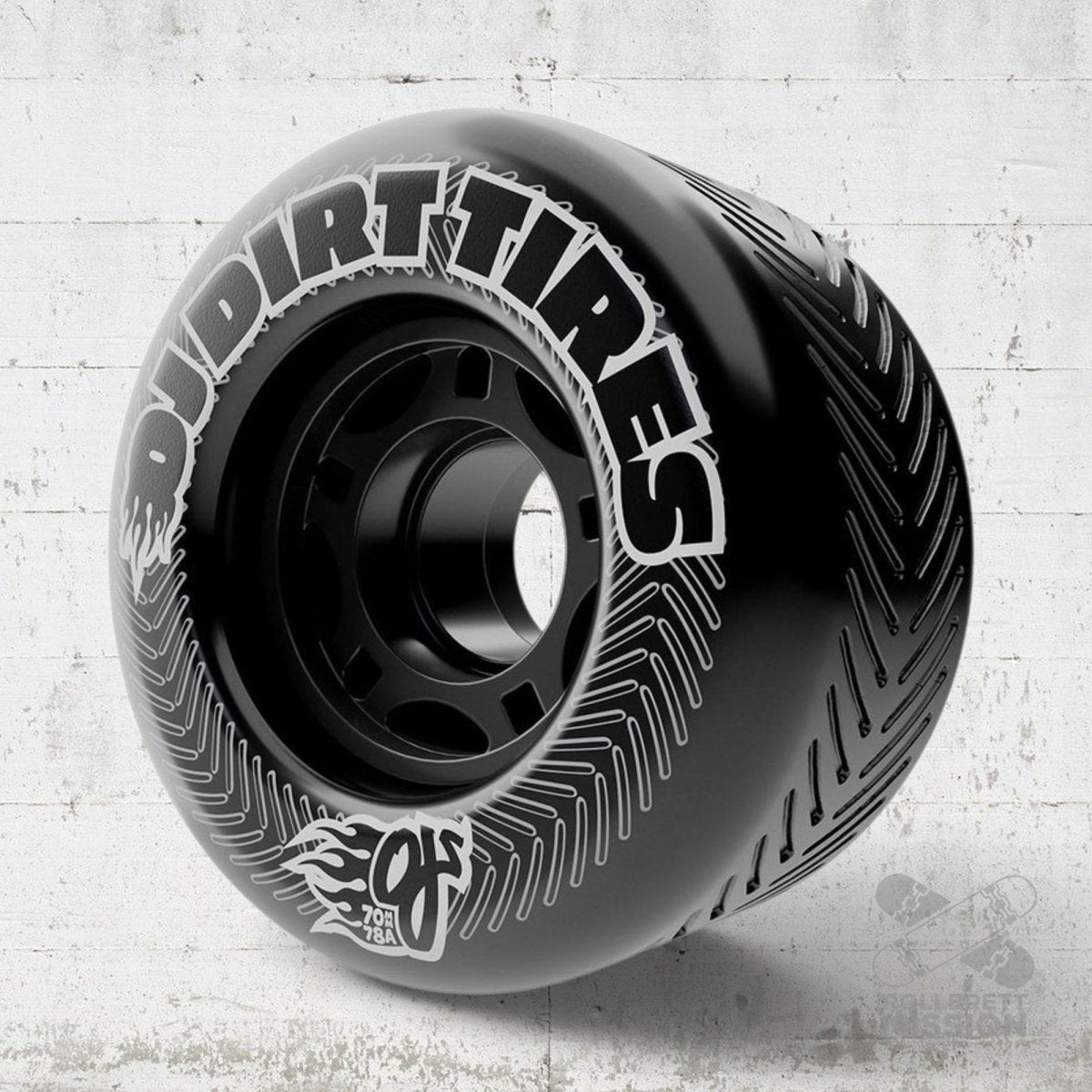 OJ Wheels Dirt Tires Vandals 70mm 78A Wheels - Skateboard-Rollen - Rollbrett Mission