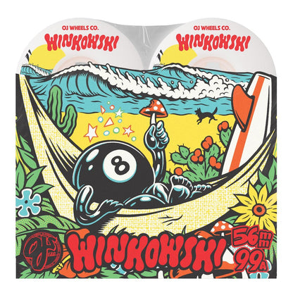 OJ Wheels Winkowski Mushroom Elite Mini Combo 56mm 99A Wheels - Skateboard - Rollen - Rollbrett Mission