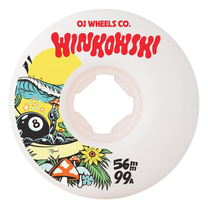 OJ Wheels Winkowski Mushroom Elite Mini Combo 56mm 99A Wheels - Skateboard - Rollen - Rollbrett Mission