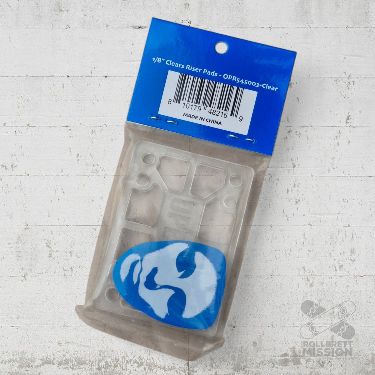 Opera Clear Riser Pads 1/8" - Rollbrett Mission
