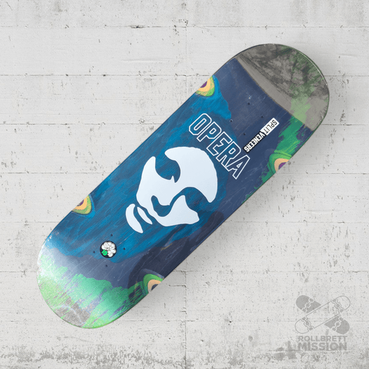 Opera Triple Torn Big Mask 10.0 Deck - Skateboard - Decks - Rollbrett Mission