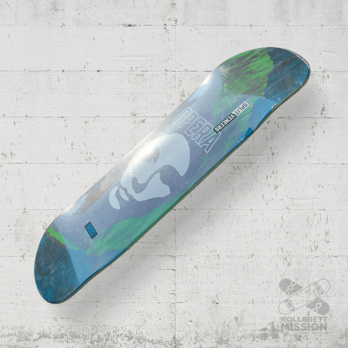 Opera Triple Torn Big Mask 9.0 Deck - Skateboard - Decks - Rollbrett Mission