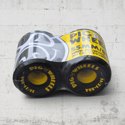 Pig Wheels 55mm 88A Rough Terrain - Skateboard - Rollen - Rollbrett Mission