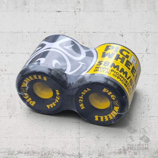 Pig Wheels 58mm 88A Rough Terrain - Skateboard - Rollen - Rollbrett Mission