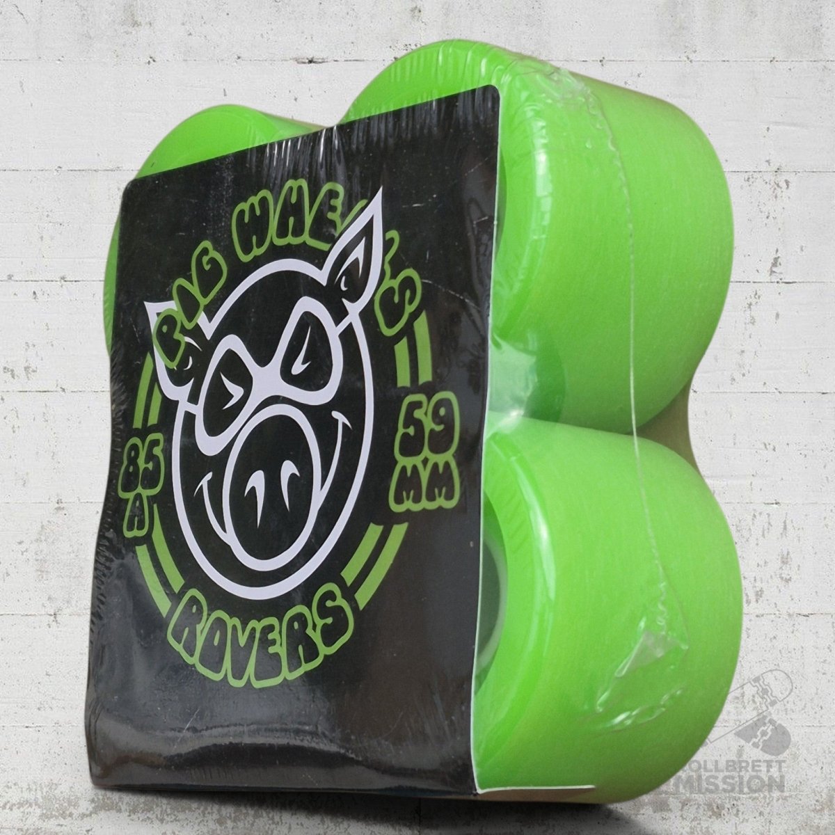 Pig Wheels 59mm 85A Rovers RT green - Skateboard-Rollen - Rollbrett Mission