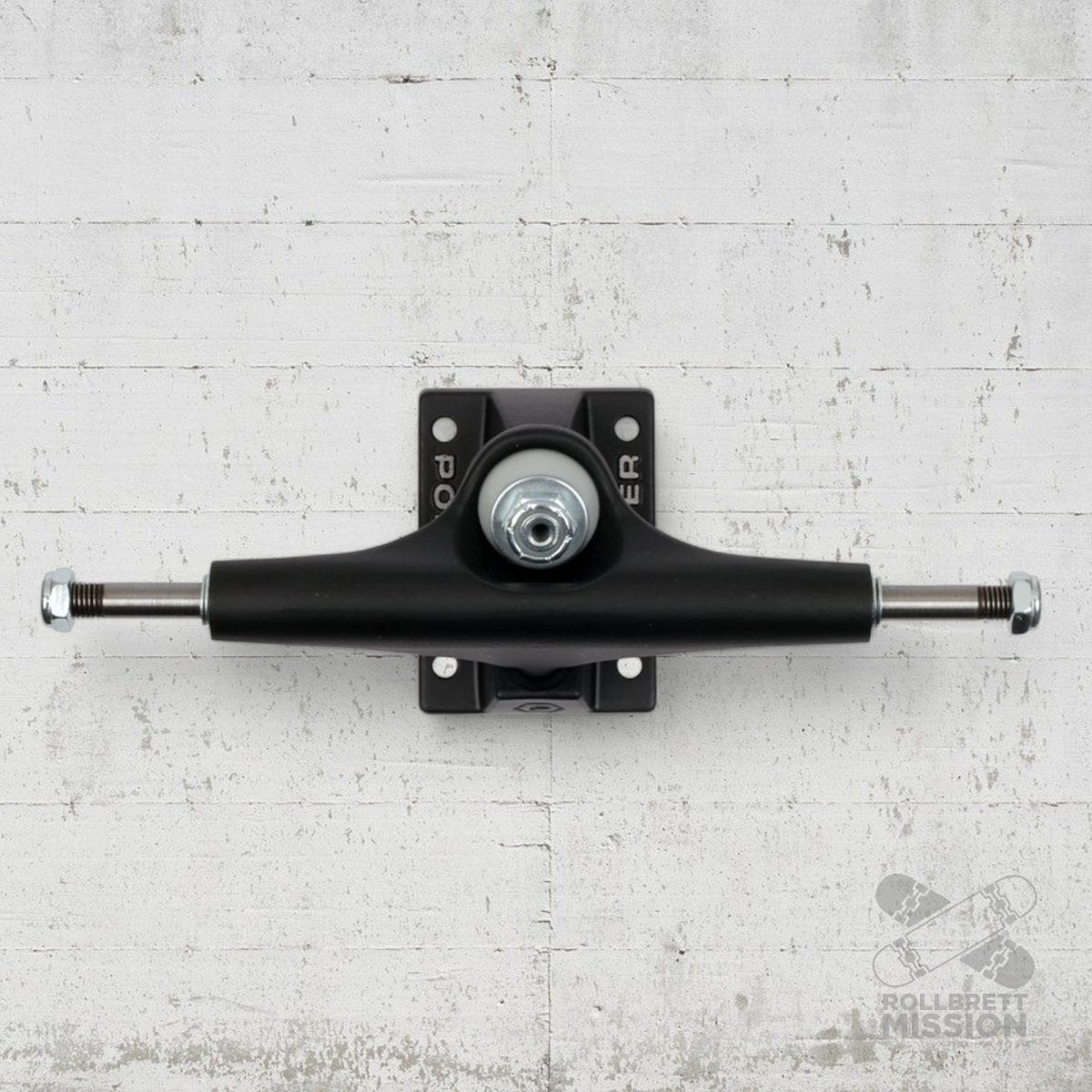 Polster Trucks Full Black 5.85 Truck - Skateboard - Achsen - Rollbrett Mission