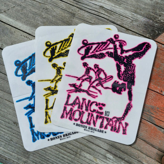 Powell - Peralta Bones Brigade 3er Set Sticker Lance Mountain - Rollbrett Mission