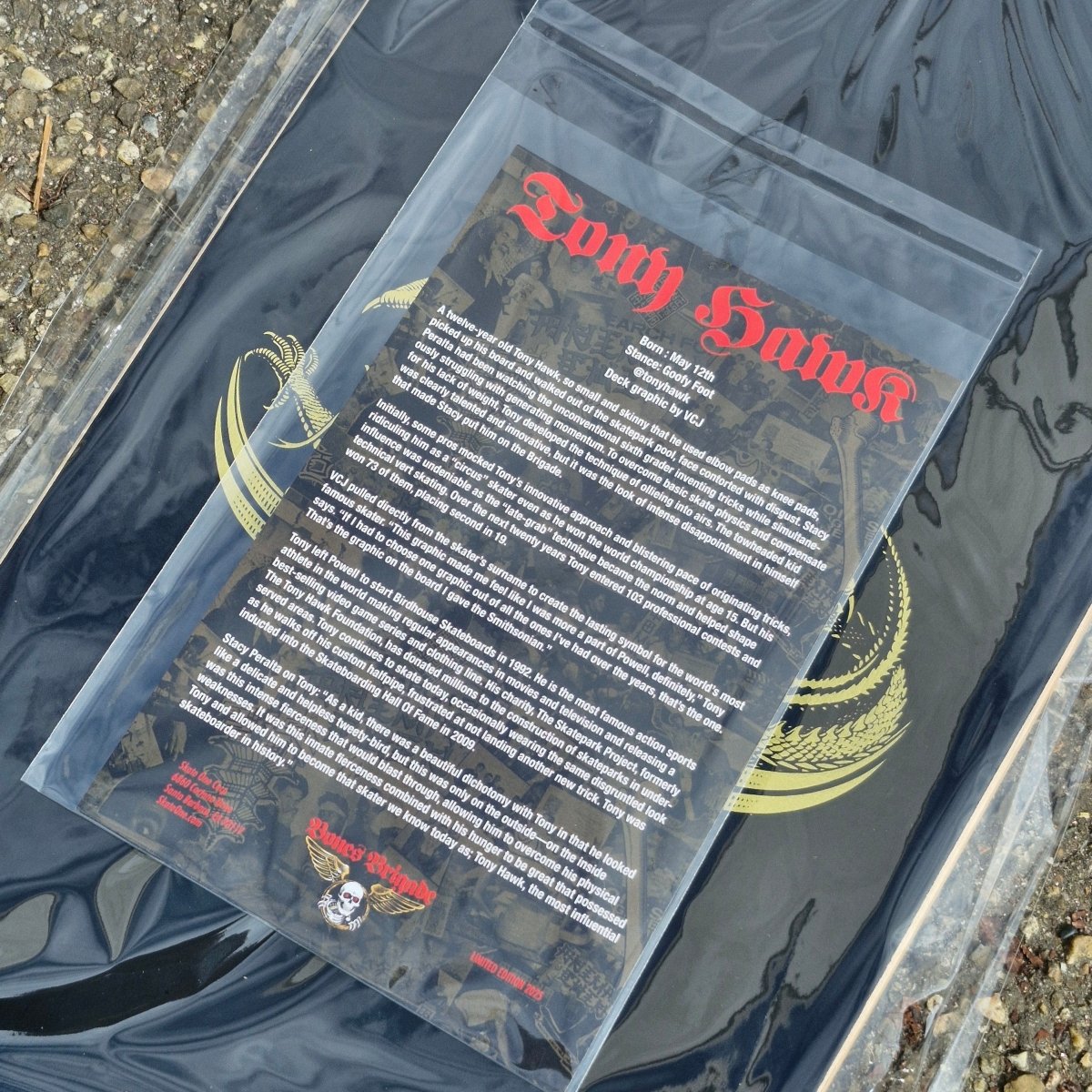 Powell - Peralta Bones Brigade S16 Tony Hawk Limited Edition Deck Series 16 - Skateboard - Decks - Rollbrett Mission
