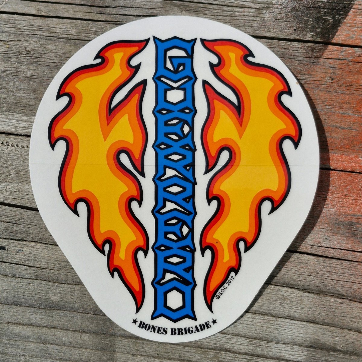Powell - Peralta Bones Brigade Sticker Guerrero - Rollbrett Mission