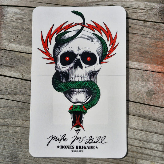 Powell - Peralta Bones Brigade Sticker Mc Gill - Rollbrett Mission