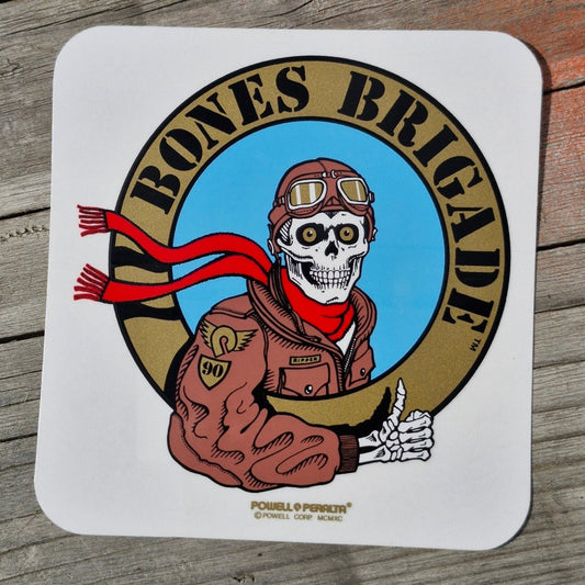 Powell - Peralta Bones Brigade Sticker Pilot - Rollbrett Mission