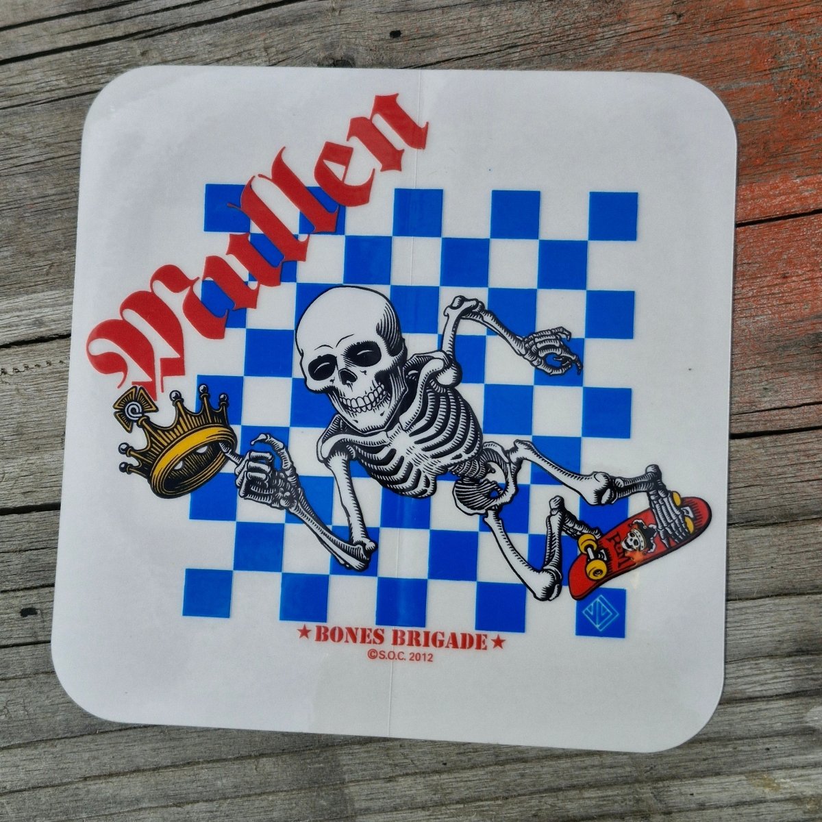 Powell - Peralta Bones Brigade Sticker Rodney Mullen - Rollbrett Mission
