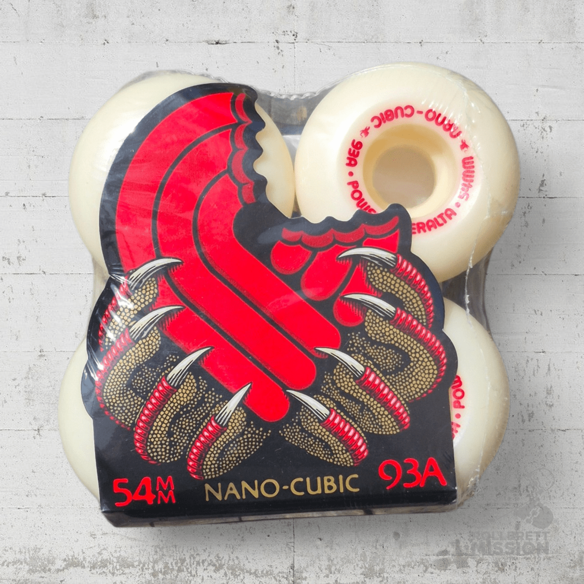 Powell Peralta Dragon Formula Nano - Cubic 54mm 93A Wheels - Skateboard - Rollen - Rollbrett Mission