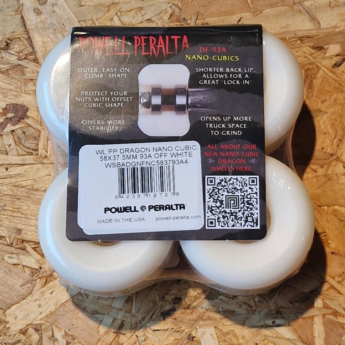 Powell Peralta Dragon Formula Nano - Cubic 93A 58mm Wheels - Skateboard - Rollen - Rollbrett Mission