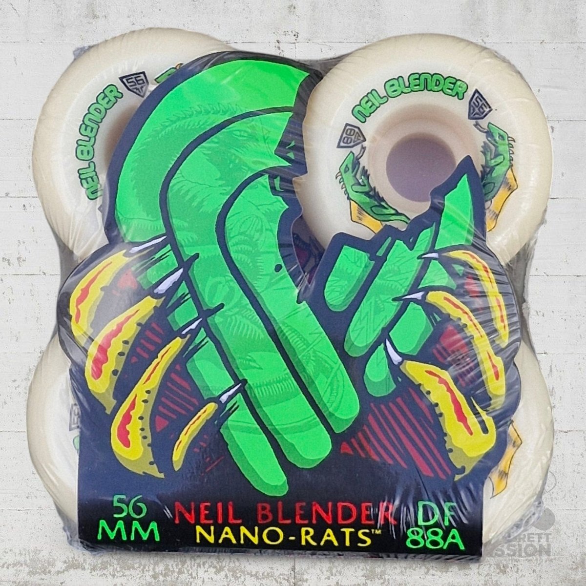 Powell Peralta Dragon Formula Neil Blender Nano Rats A2 88A 56mm Wheels - Skateboard - Rollen - Rollbrett Mission
