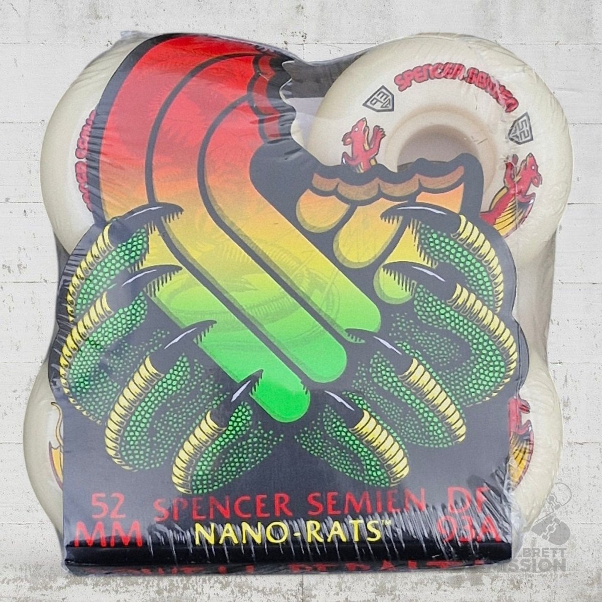 Powell Peralta Dragon Formula Spencer Semien Nano Rats 97A 52mm Wheels - Skateboard - Rollen - Rollbrett Mission