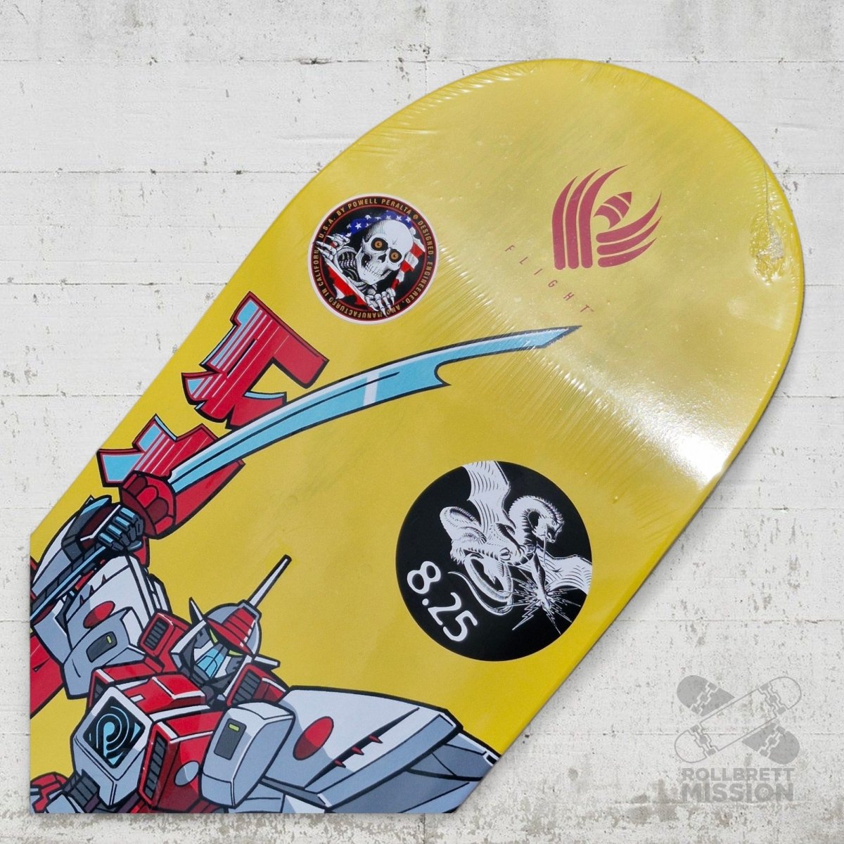 Powell - Peralta Flight Caballero Gundam yellow 8.25 Deck - Skateboard - Decks - Rollbrett Mission