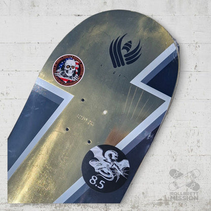 Powell - Peralta Flight Mike Vallely Lightning Bolt 8.5 Deck - Skateboard - Decks - Rollbrett Mission