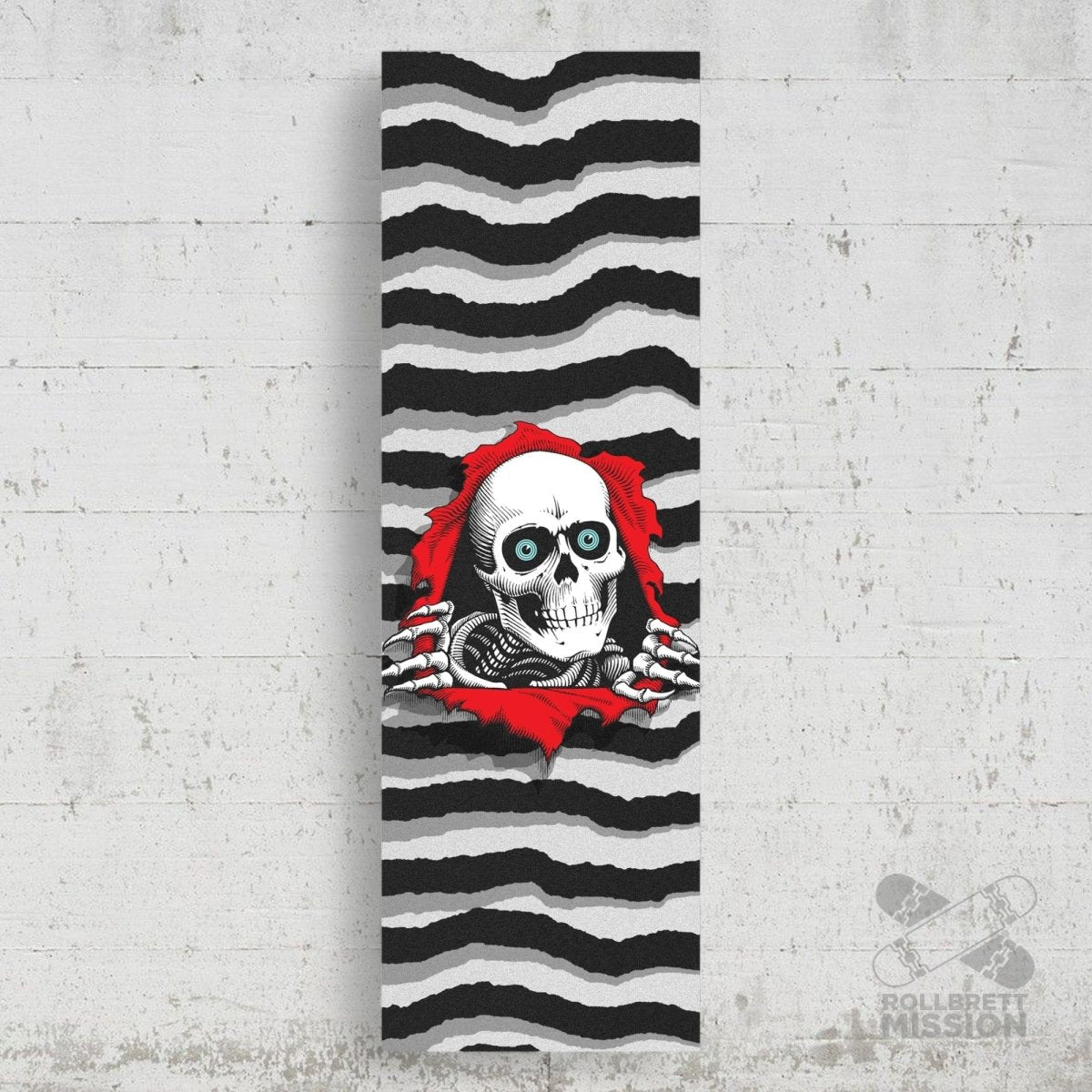 Powell Peralta Graphic Clear Griptape Ripper 10.5x33 - Skateboard - Kleinteile - Rollbrett Mission