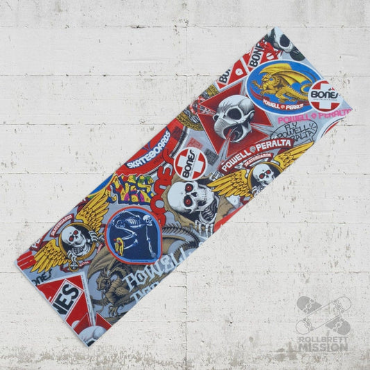 Powell Peralta Graphic Griptape Sticker Collage 2 10.5 - Skateboard - Kleinteile - Rollbrett Mission