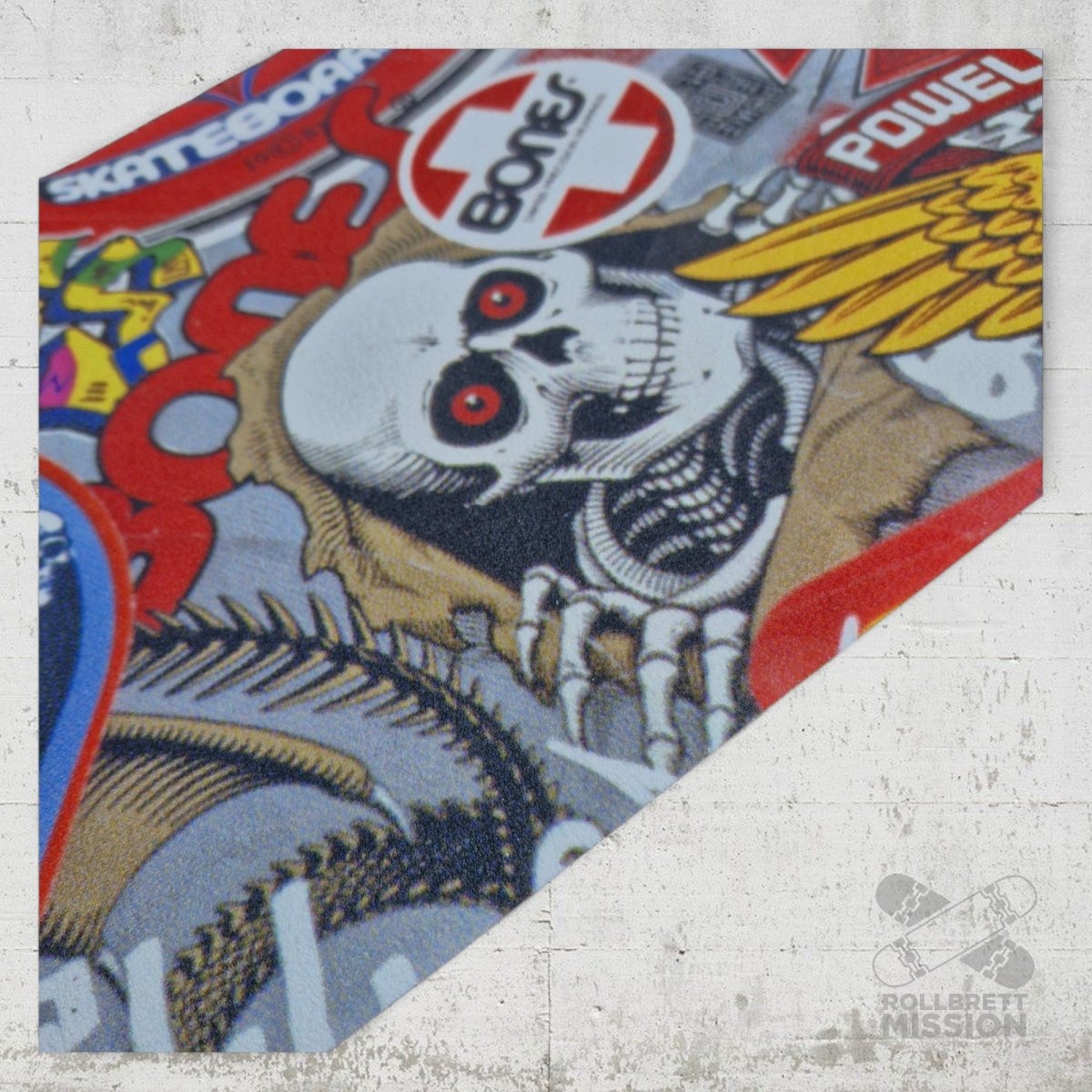 Powell Peralta Graphic Griptape Sticker Collage 2 10.5 - Skateboard - Kleinteile - Rollbrett Mission
