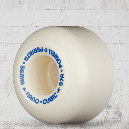 Powell Peralta Nano - Cubic 97A - Asymmetrical Shape - Wide Ride Patch - Offset Bearing - 56mm x 37mm Skateboard Wheels - Skateboard - Rollen - Rollbrett Mission