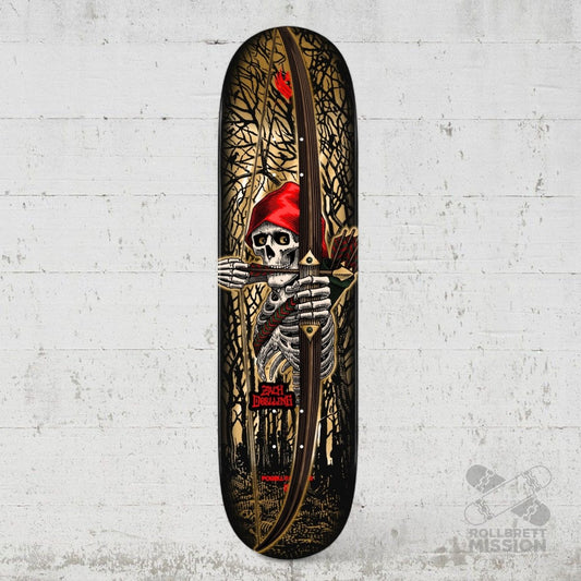 Powell Peralta Pro Zach Doelling Archer FLIGHT Skateboard Deck Gold Foil - Shape 313 - 8.30 x 31.61 - Skateboard - Decks - Rollbrett Mission