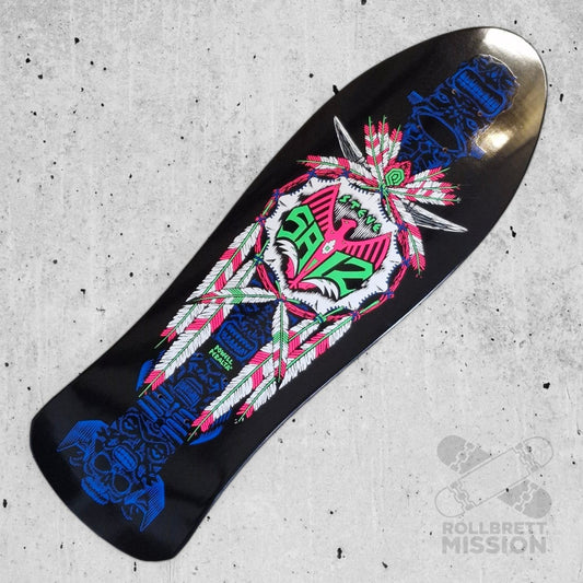 Powell - Peralta Steve Saiz Totem 10.0" Blacklight Edition Deck - Skateboard - Decks - Rollbrett Mission