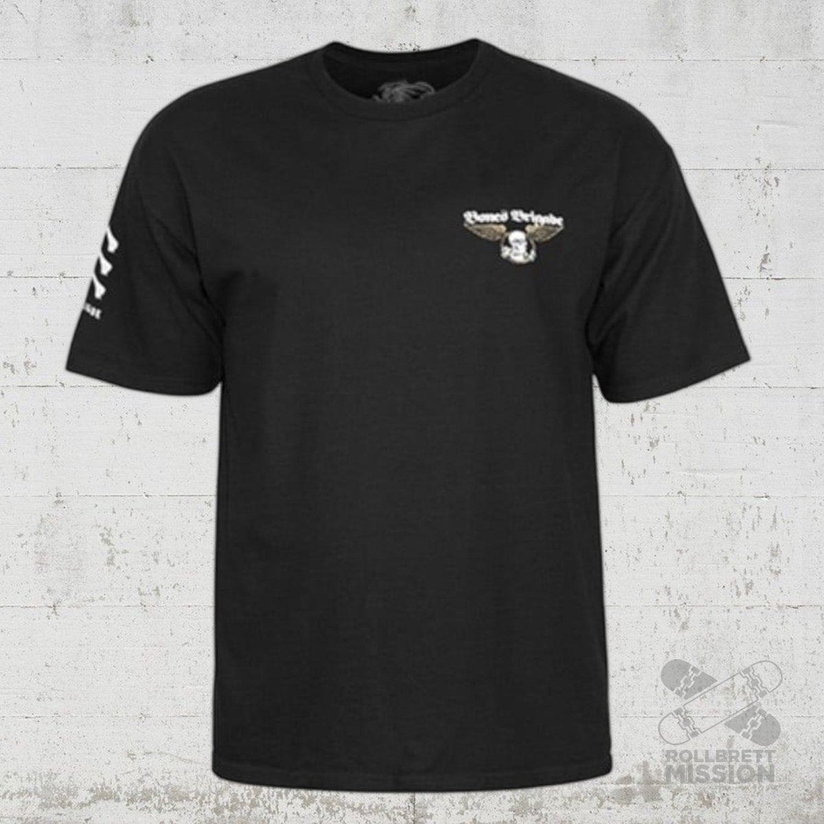 Powell Peralta T-Shirt Bones Brigade An Autobiography black - Rollbrett Mission