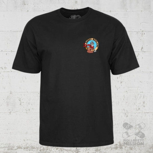 Powell Peralta T-Shirt Bones Brigade Pilot black - Rollbrett Mission